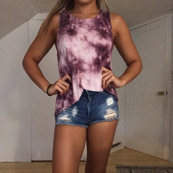 American Eagle Outfitters Tops - AE soft and sexy tie dye tank